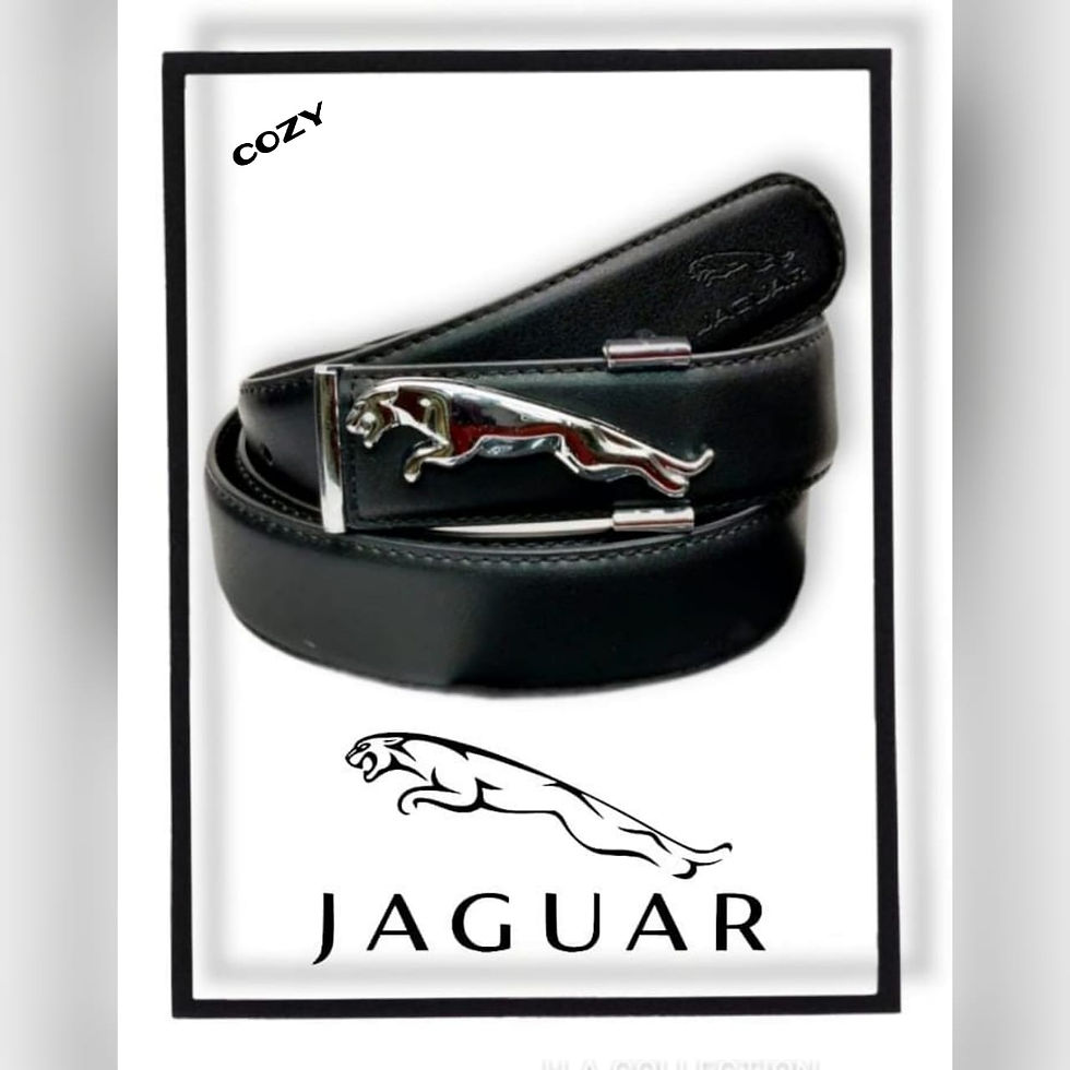 Jaguar men's belt with original brand packing