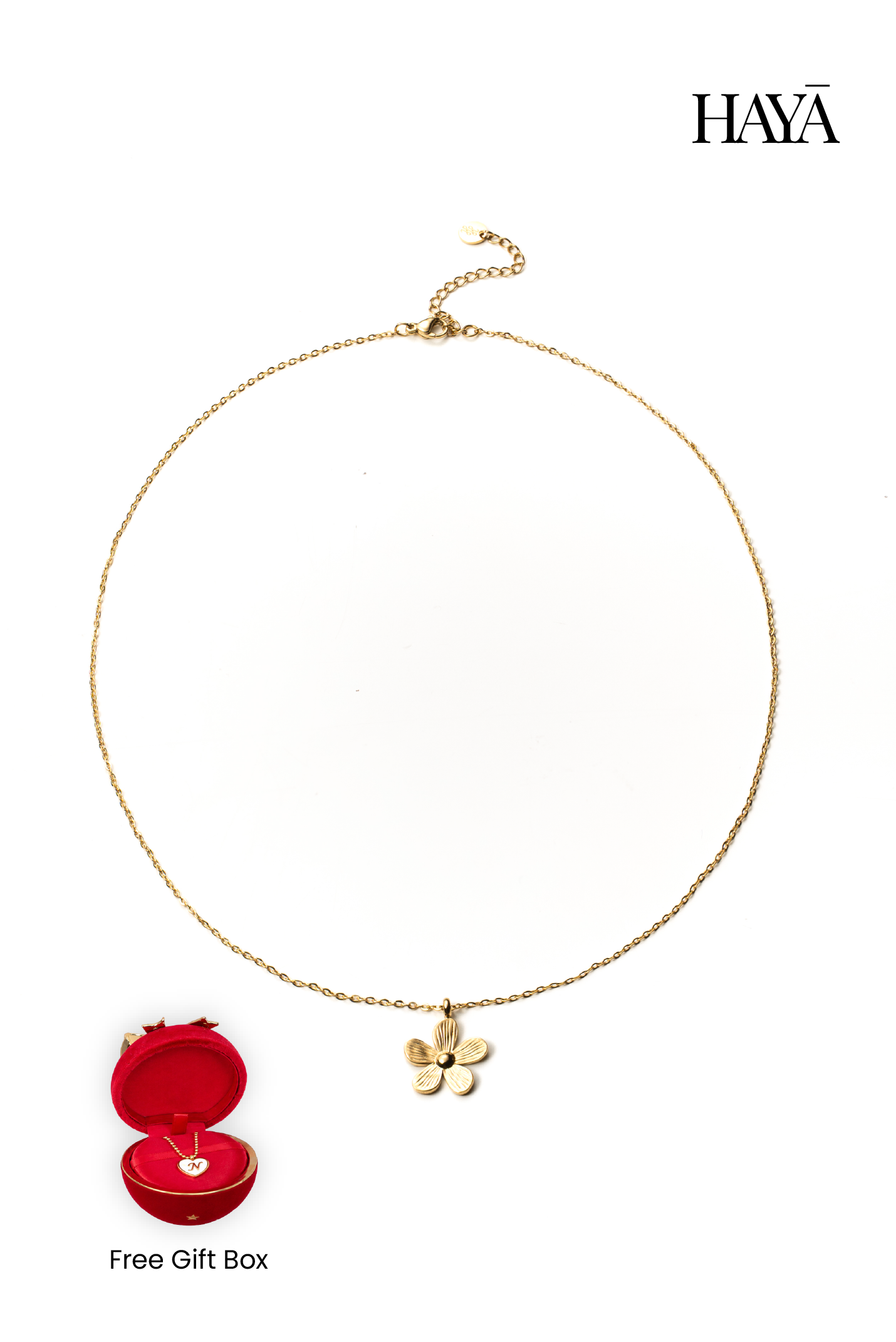 18K Gold Plated Petal Necklace