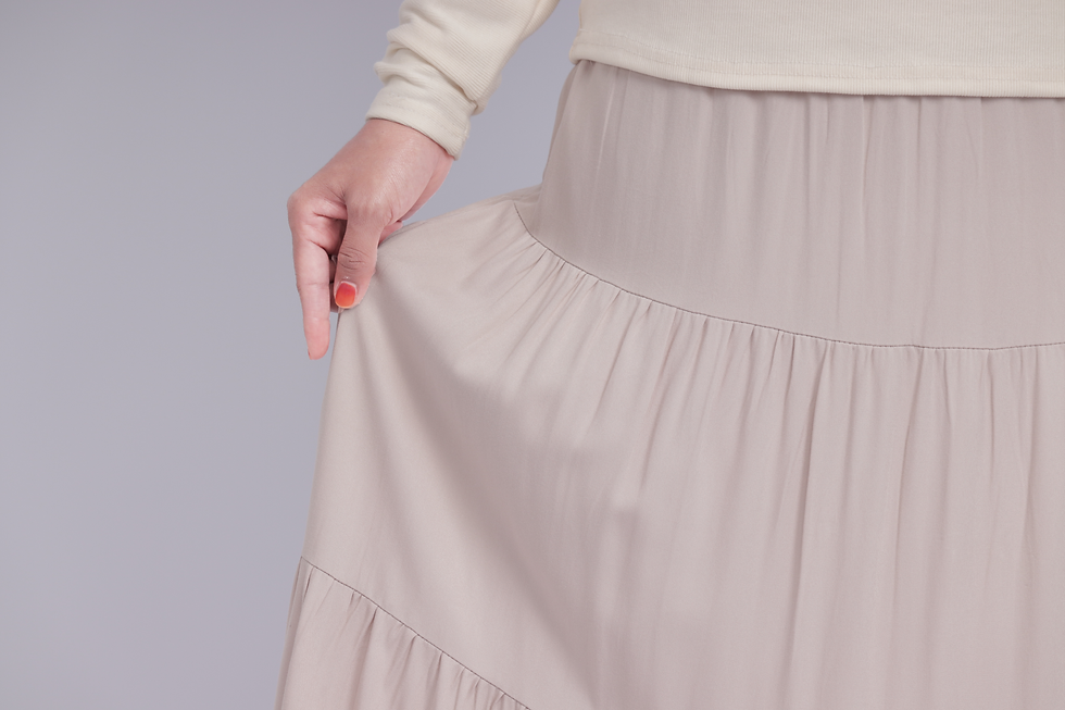 Tiered Maxi Skirt