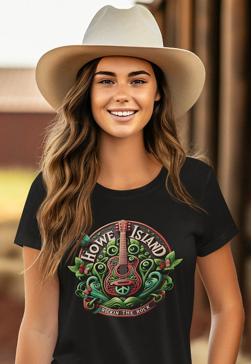 Howe Island Rockin the Rock limited edition T shirt