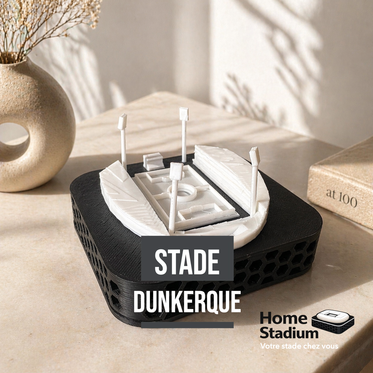 Maquette de stade à Dunkerque (Marcel-Tribut) – Miniature décorative