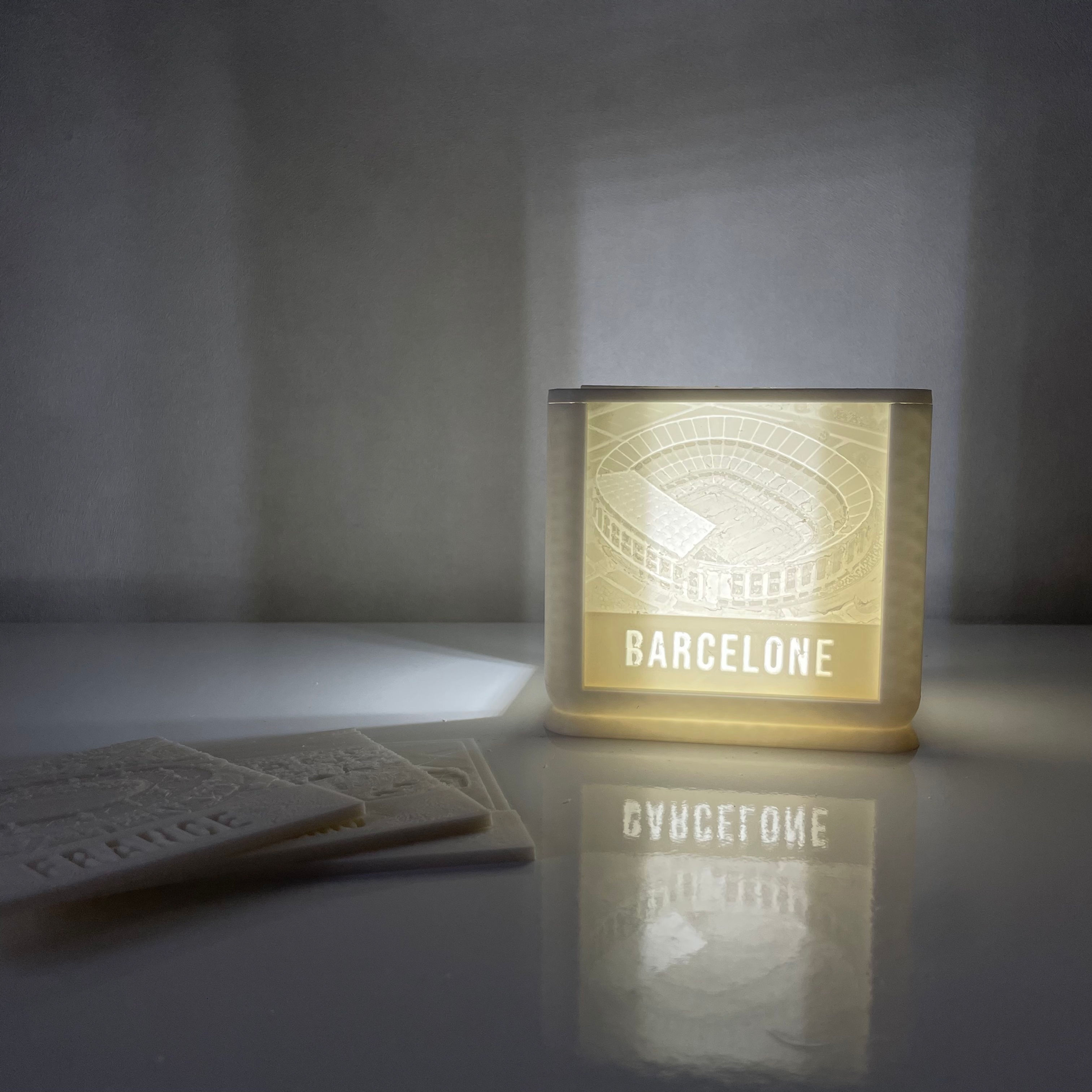 Lampe Lightbox Stade de Barcelone
