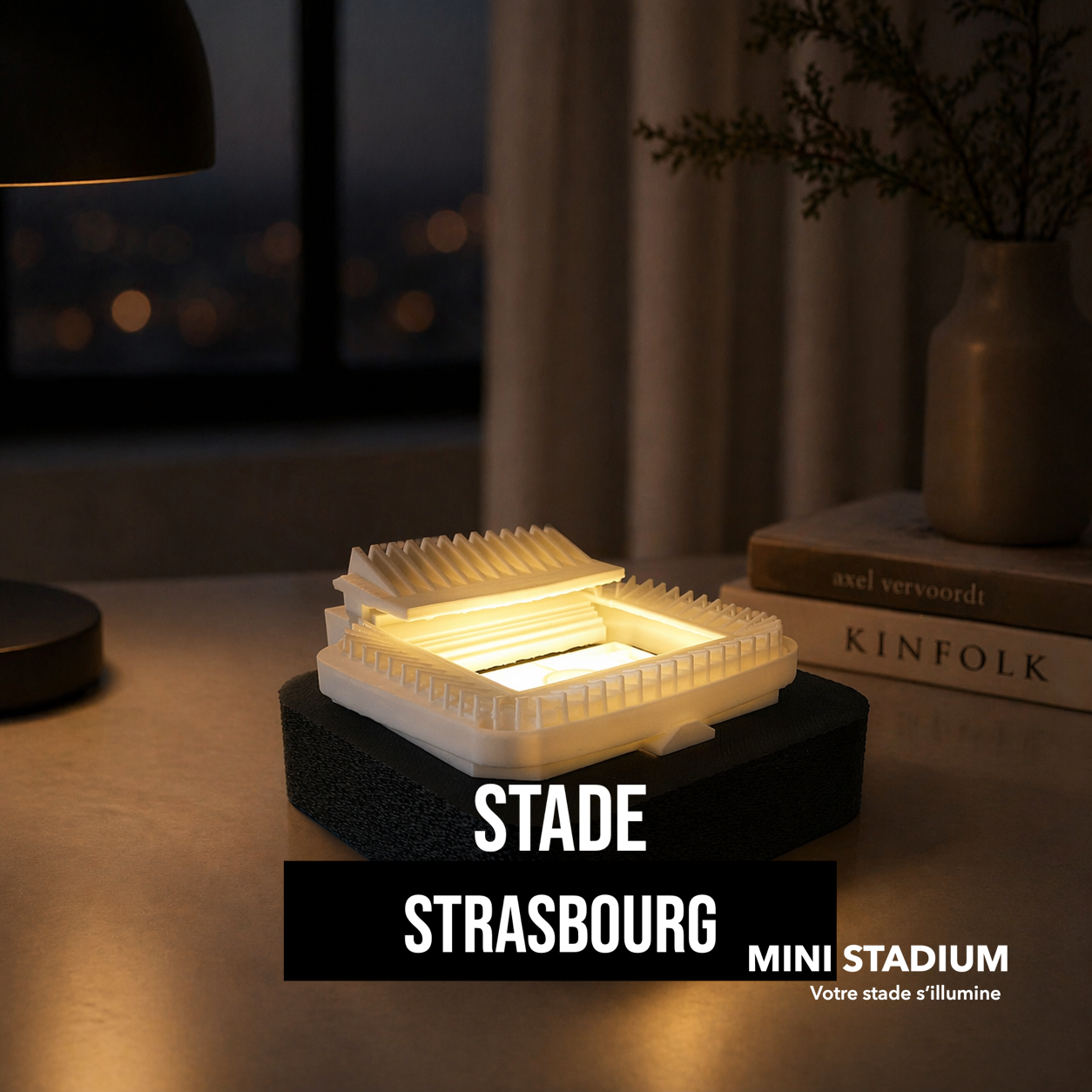 Maquette de stade à Strasbourg – Miniature décorative