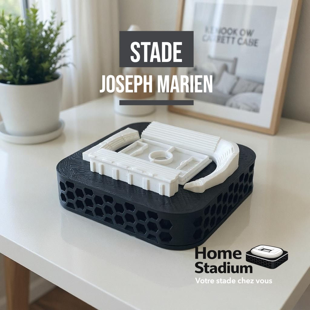 Maquette de stade à Bruxelles (Joseph Marien) – Miniature décorative