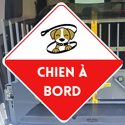Chien à bords logo