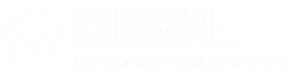 A white Logo of Chigwell Construction Services