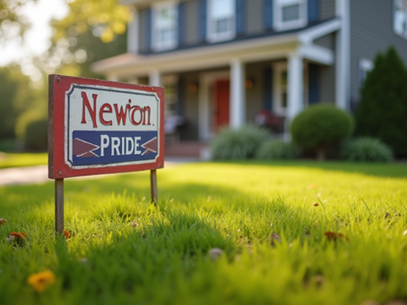 Show Your Newton Pride with Lawn Signs for Community Support
