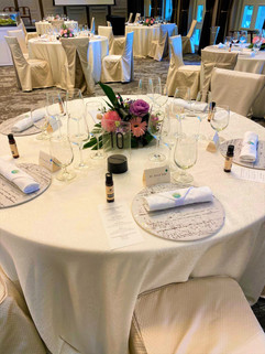 Tropical Theme Table Centrepiece