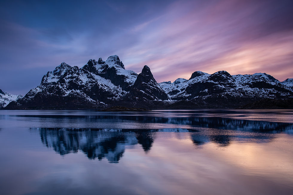 Adam Crews Imagery, Adam Crews, Adam Crews Photography, Mountains, River, Lofoten Islands, Sunset, Fjord, Norway
