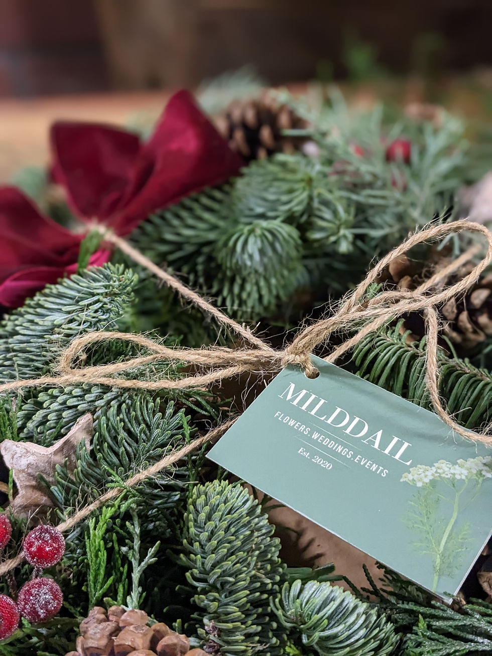 Thumbnail: DIY CHRISTMAS WREATH KIT - Including Greenery