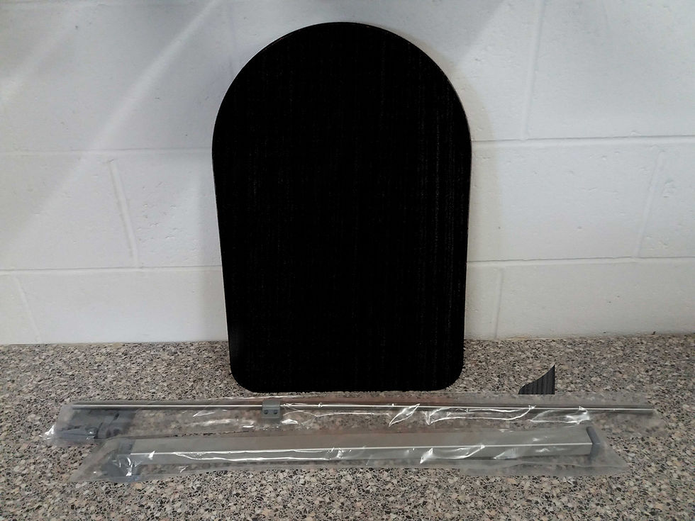 Thumbnail: Compact Lightweight Ply Folding Table Leg and Slider Rail