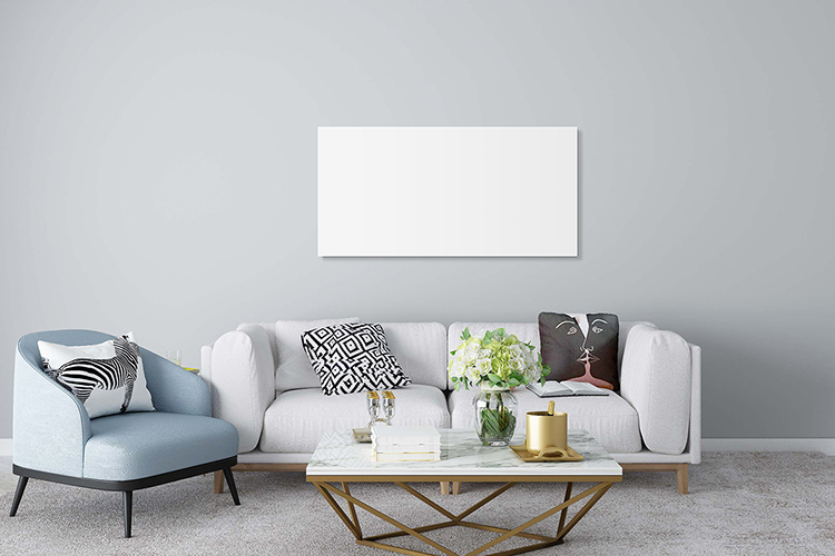 infrarood verwarming aan de muur