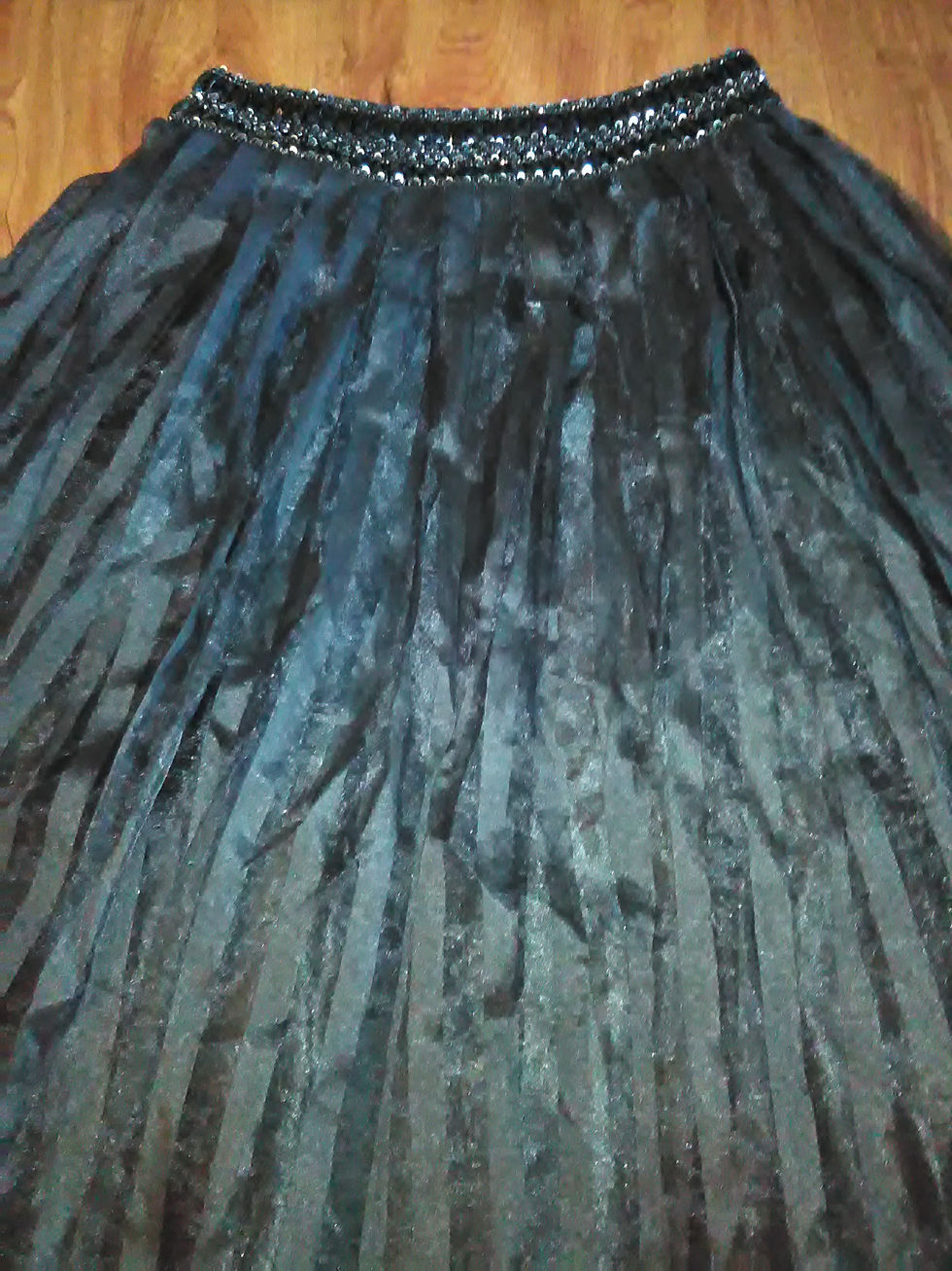 Thumbnail: Rachel Allan Black Formal Skirt - Size 6