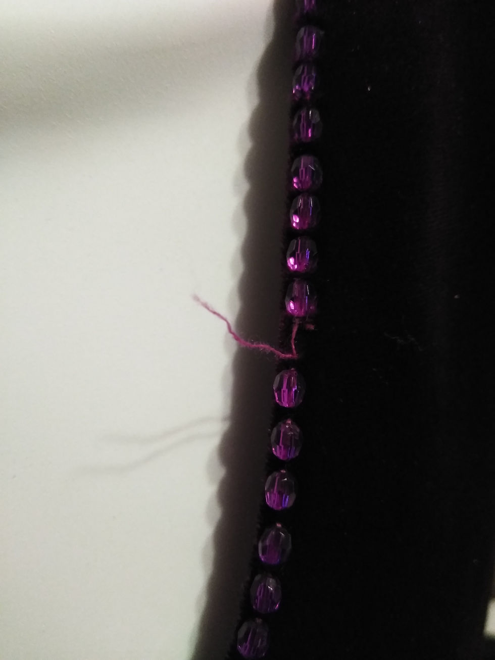 Thumbnail: Robbie Bee Purple Velour Dress - Size 12