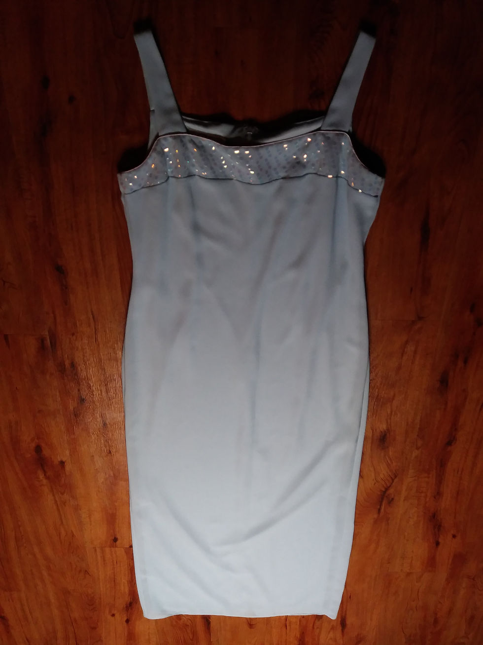 Thumbnail: Patra 2-Piece Light Blue Jacket and Dress - Size 12