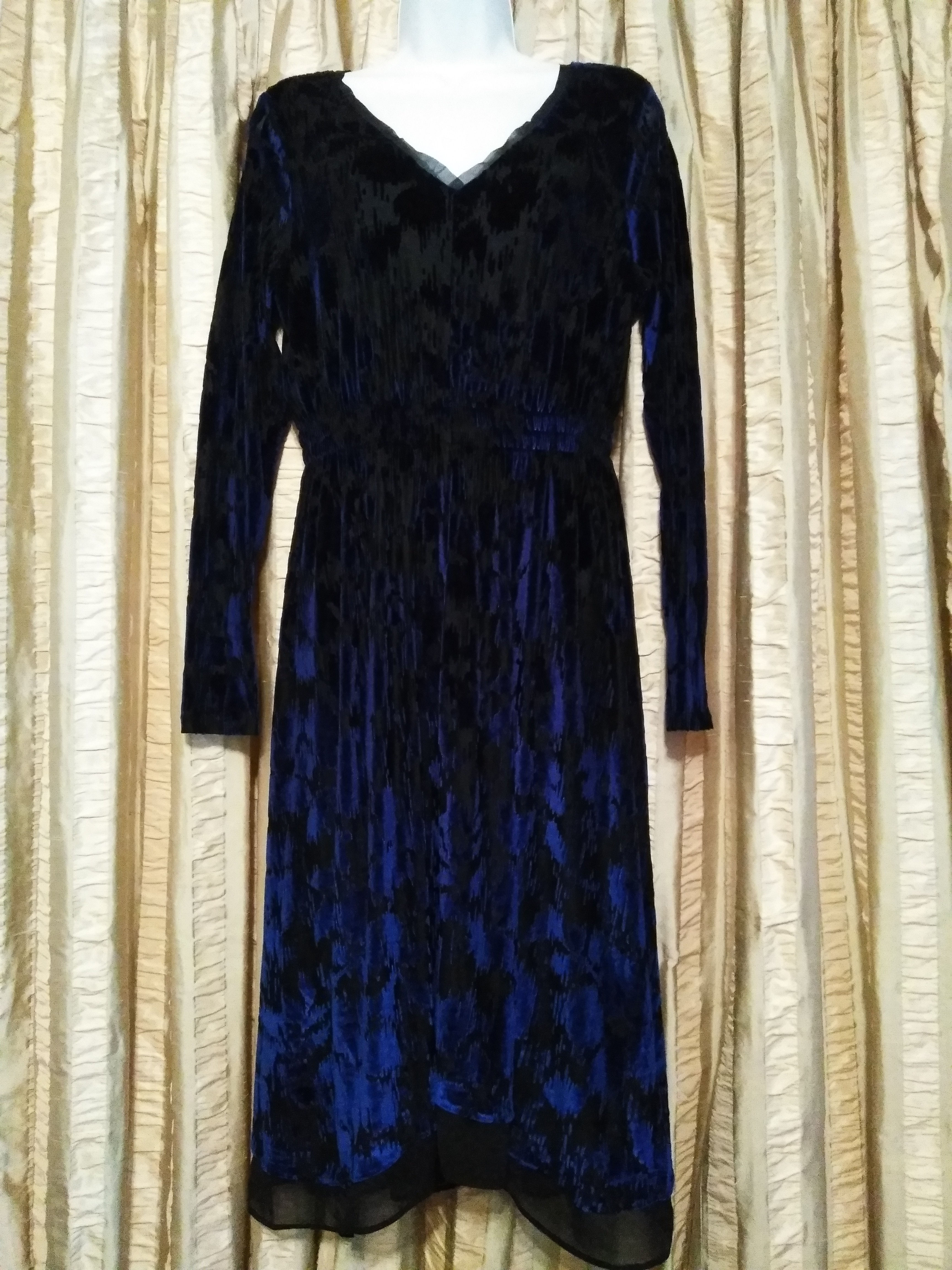 Simply Vera Wang Blue Dress - Size Small