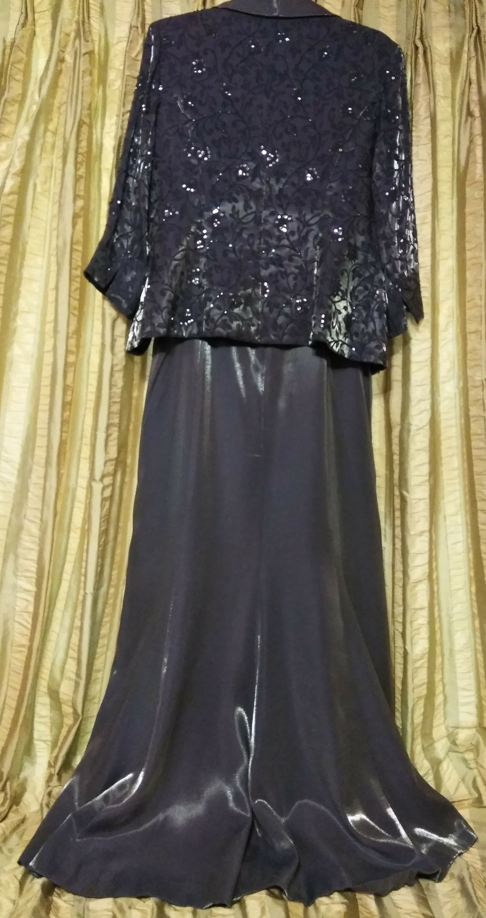Thumbnail: Alex Evenings Formal Dress and Jacket 2 Piece Combo - Size 14
