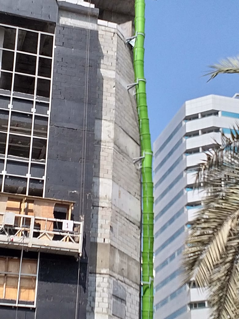 Rubbish Chute In UAE Construction Waste Chute Trash Chute