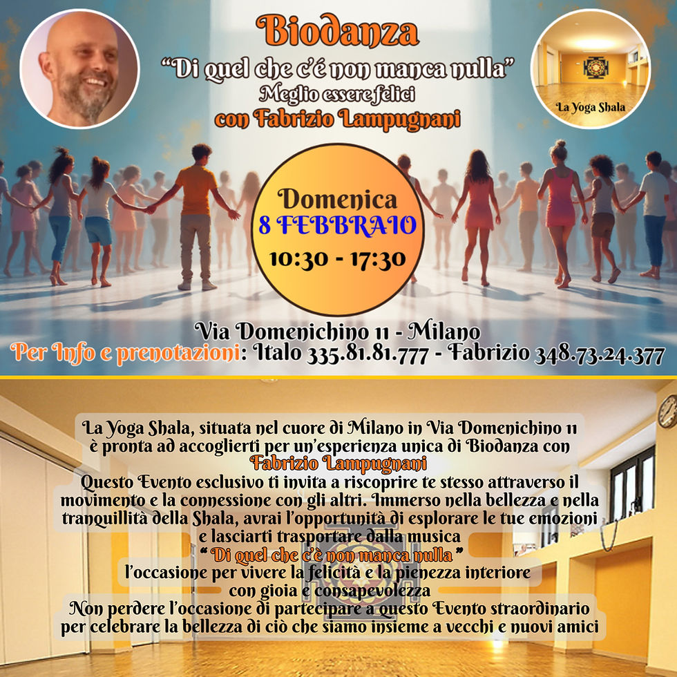 DI QUEL CHE C'è NON MANCA NULLA..Meglio essere felici!