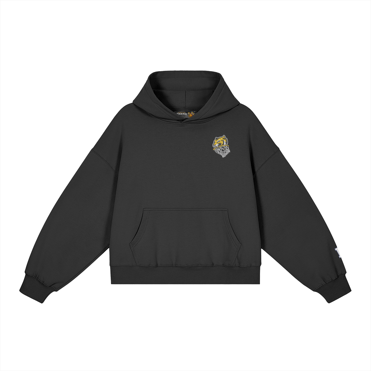 Tigers City Boxy Hoodie Black