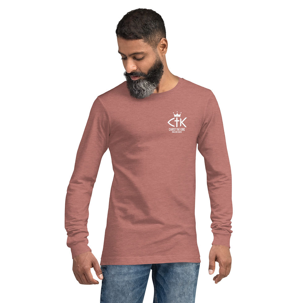 Thumbnail: Unisex Long Sleeve Tee - Assorted Colors (Heather)