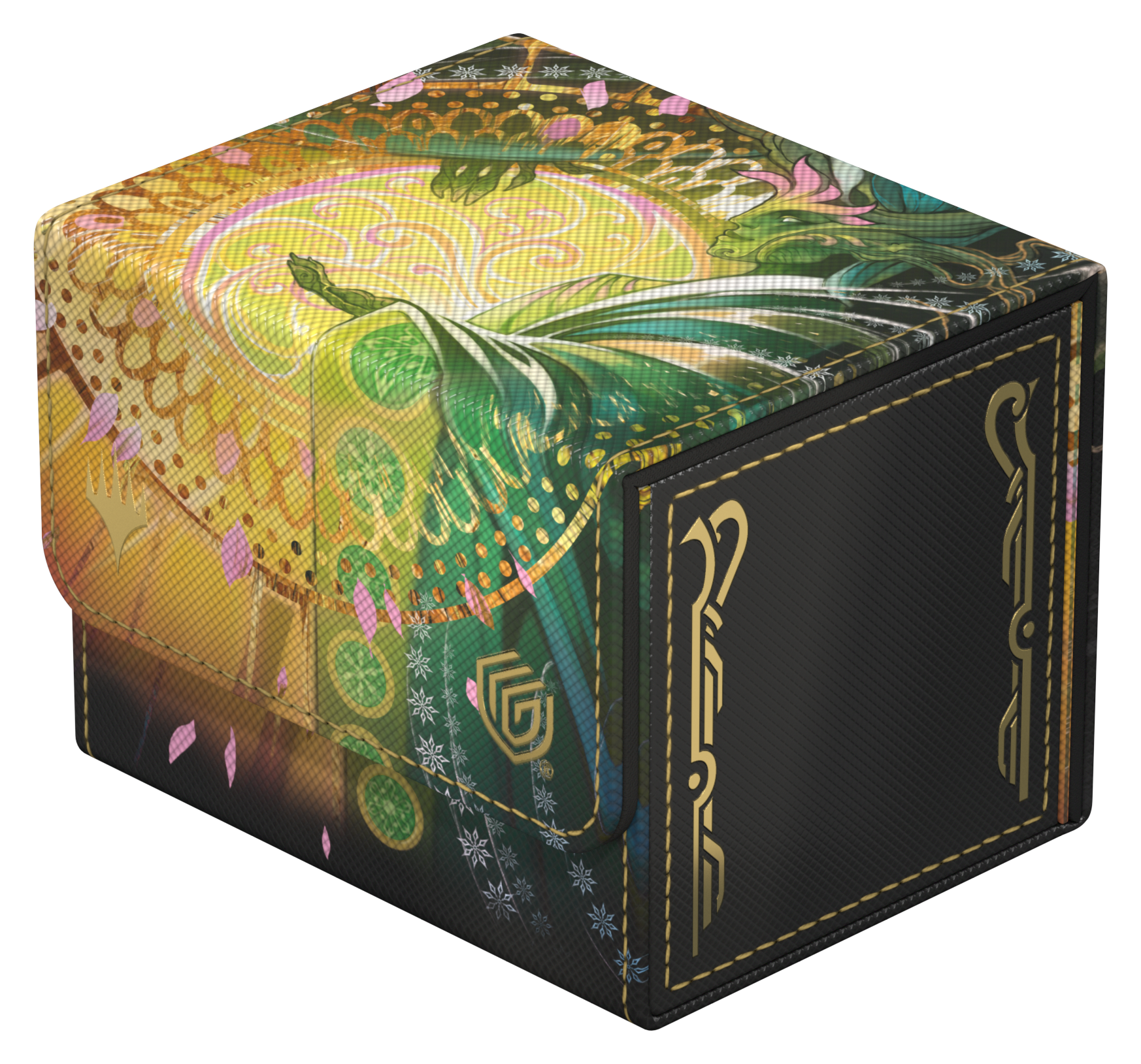UG DECK CASE SIDEWINDER 100+ XENOSKIN MTG SECRETS OF STRIXHAVEN - GREEN RARE