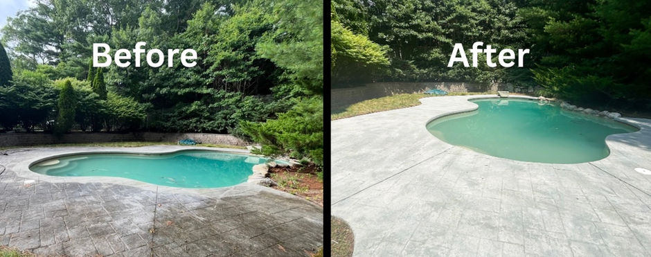 Pool Deck Soft Wash in Marshfield, MA - Jack of All Pressure