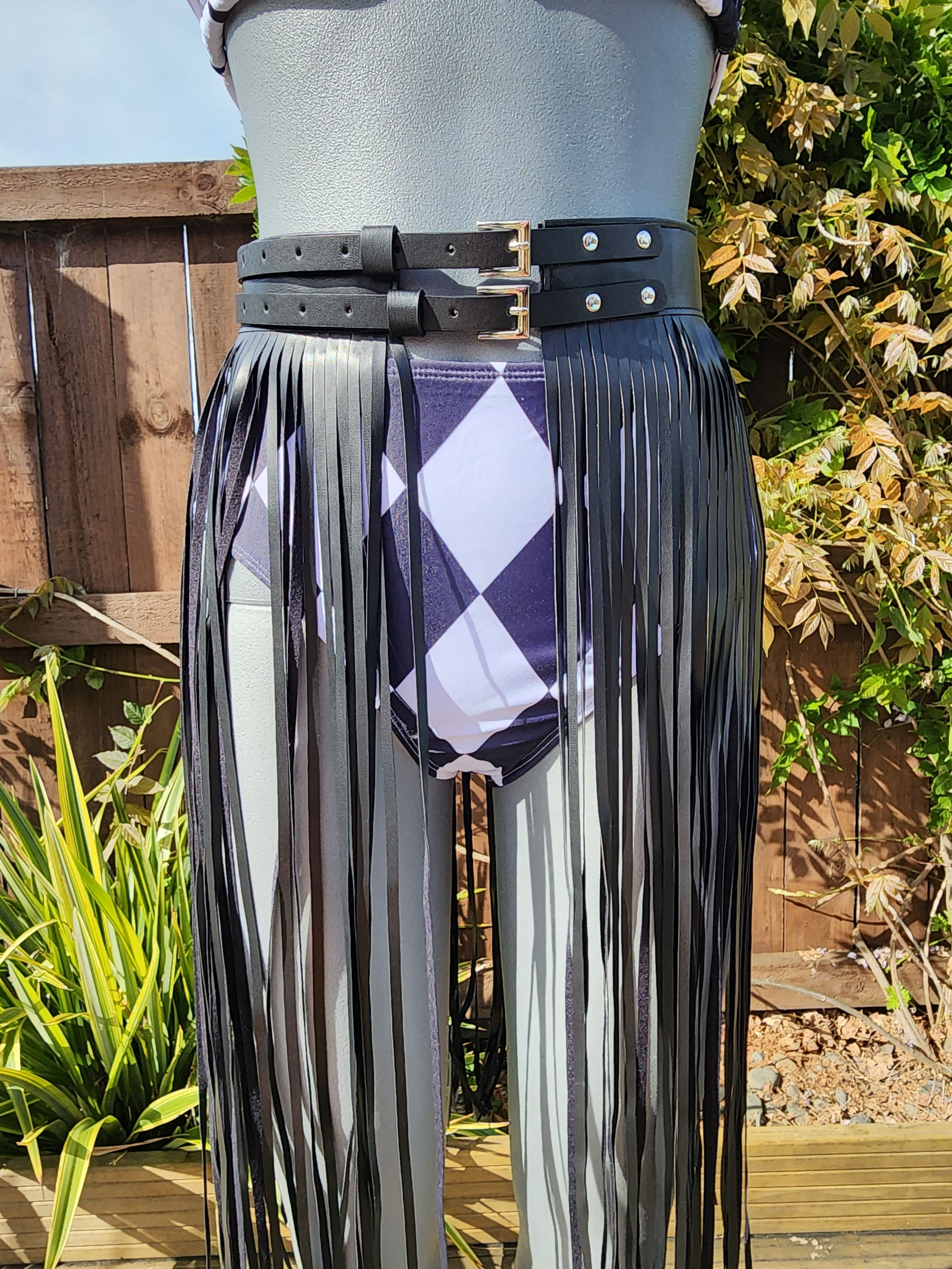 Burning Man Tassel Belt 