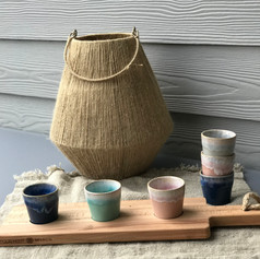 Purewood serveerplank met 3 minimoks