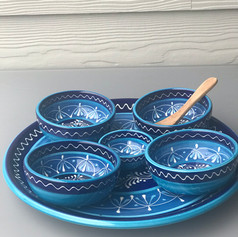 set 1 bord 31cm+2 bowls 12cm +2 bowls 11cm +1 bowl 7cm
