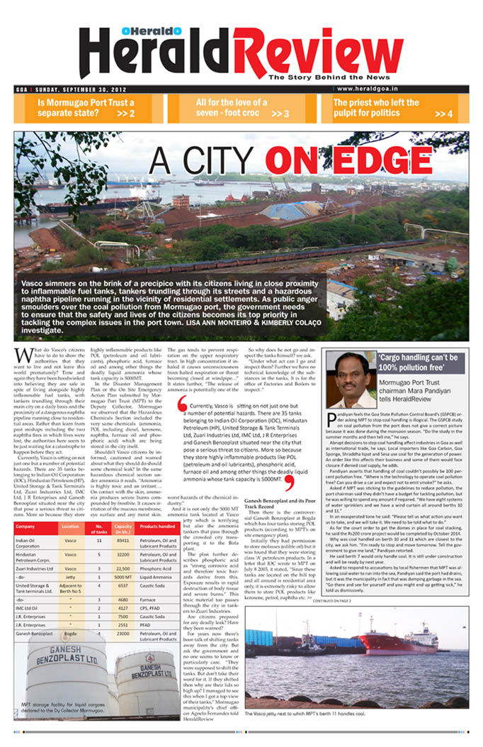 A city on edge September 2012