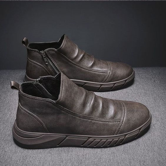 Miniatura: Botines de cuerina