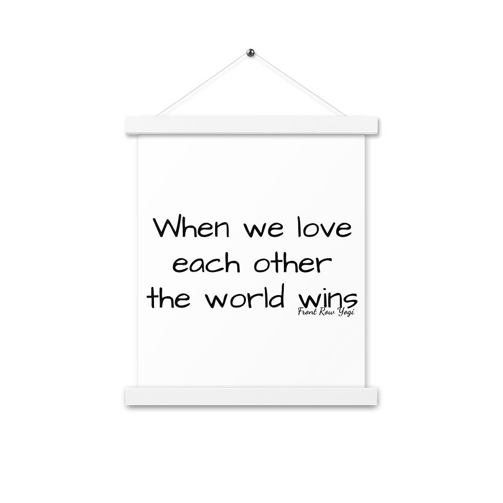 Thumbnail: Poster with hangers