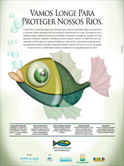 anuncio Peixe Ilustração