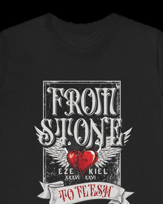 Heart of Flesh tee, Ezekiel 36:26