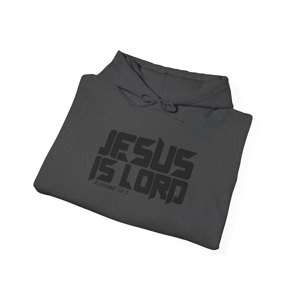 Thumbnail: Jesus is Lord — Romans 10:9 Hoodie