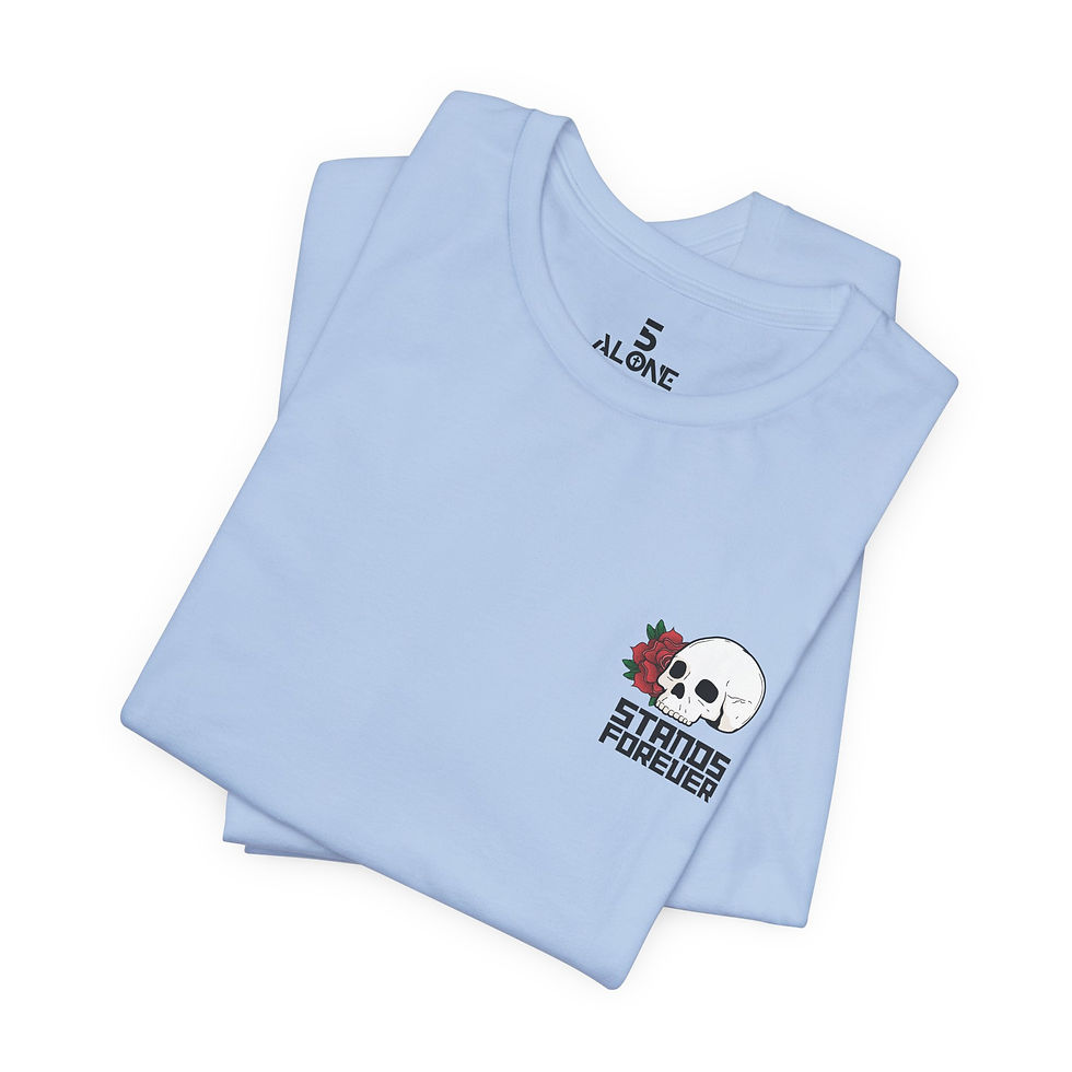 Thumbnail: Rose Skull — Isaiah 40:8 Tee
