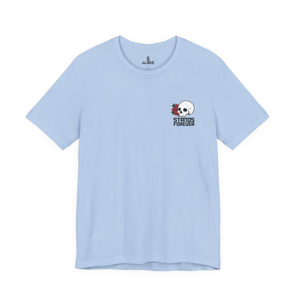Thumbnail: Rose Skull — Isaiah 40:8 Tee