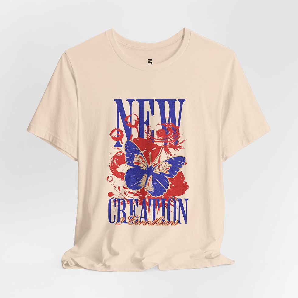 Thumbnail: New Creation 2 — 2 Corinthians 5:17 Tee