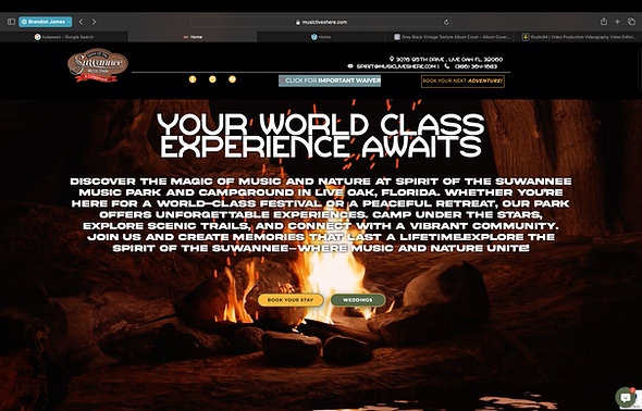 Music lives here website