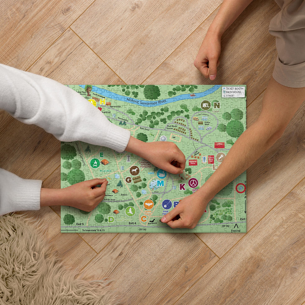 Thumbnail: Park Map Jigsaw puzzle