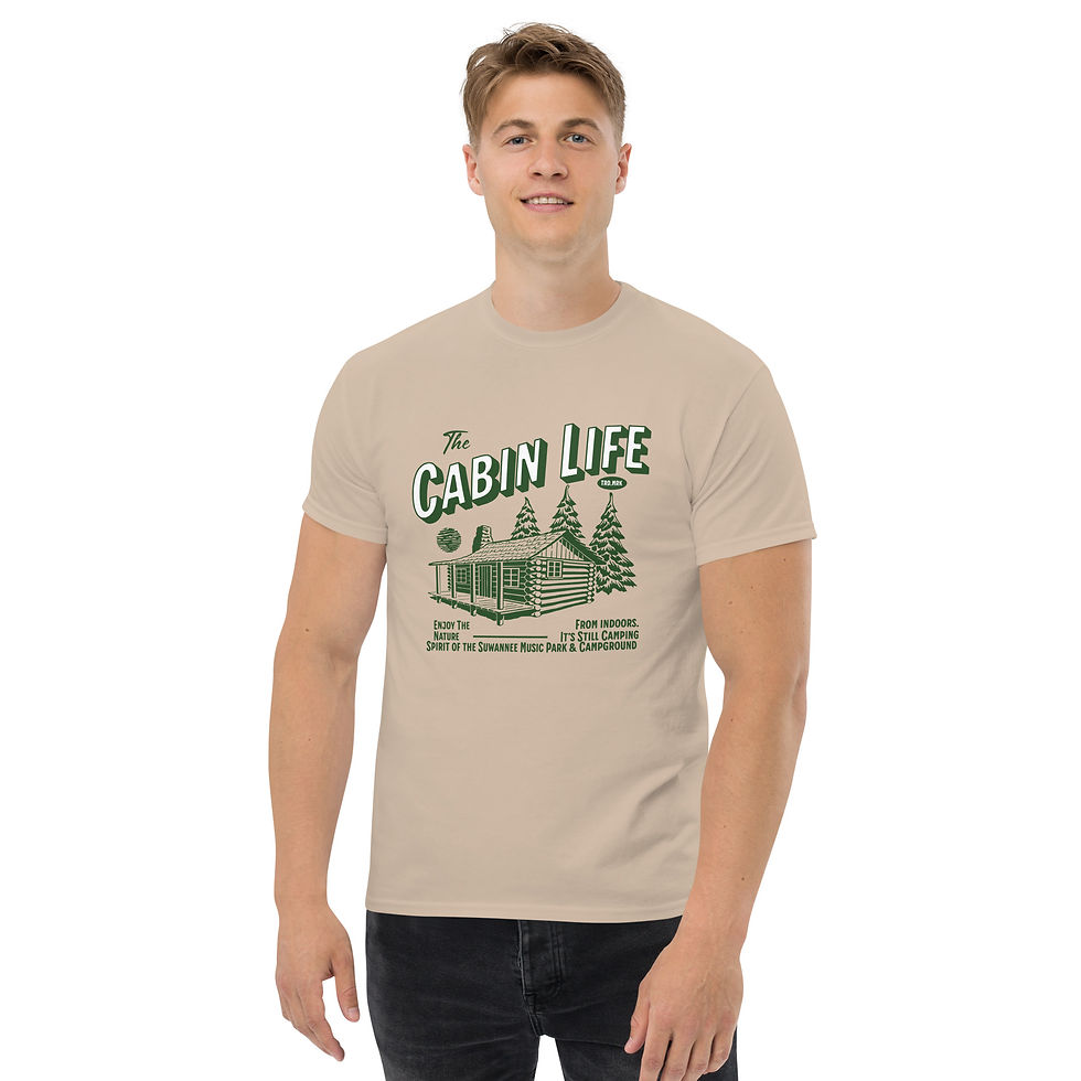 Thumbnail: Unisex classic tee- Cabin Life
