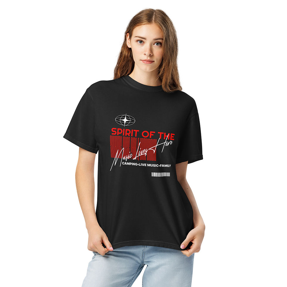 Thumbnail: Unisex garment-dyed heavyweight t-shirt