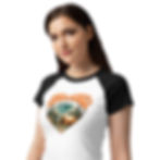 Thumbnail: Women’s micro rib raglan baby tee