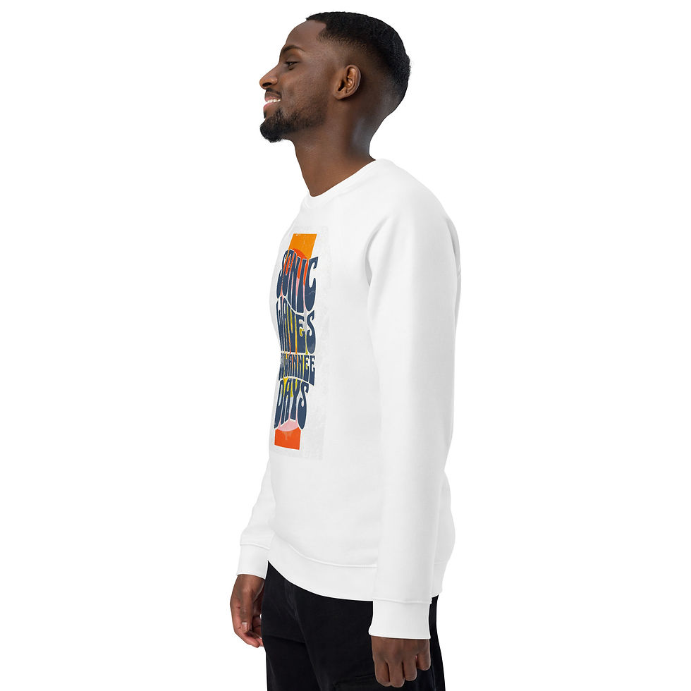 Thumbnail: Unisex organic raglan sweatshirt