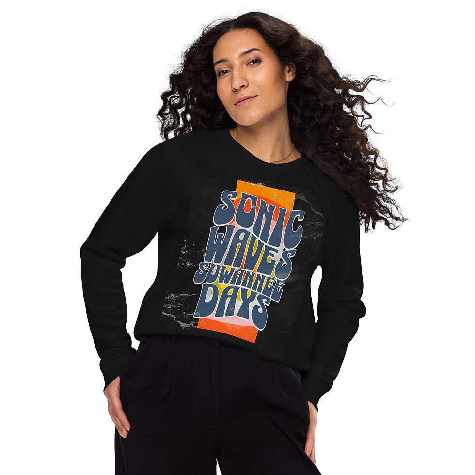 Thumbnail: Unisex organic raglan sweatshirt