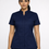 Thumbnail: LeadersClub Women's Mandarin Collar Scrub -Deep Navy Blue