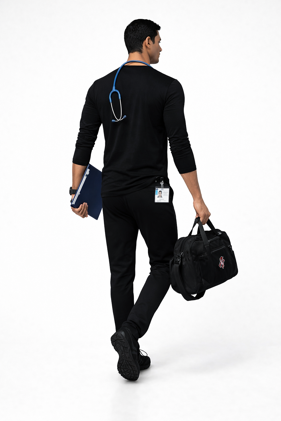 Thumbnail: LeadersClub Men’s Pro Performance Underscrub - Jet Black