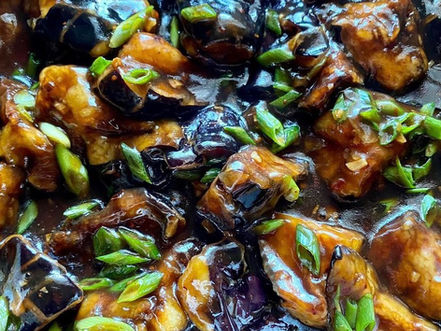 Баклажаны в густом азиатском соусе