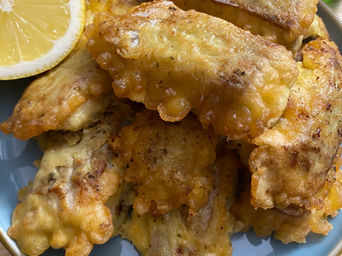 Филе сайды в пивном кляре